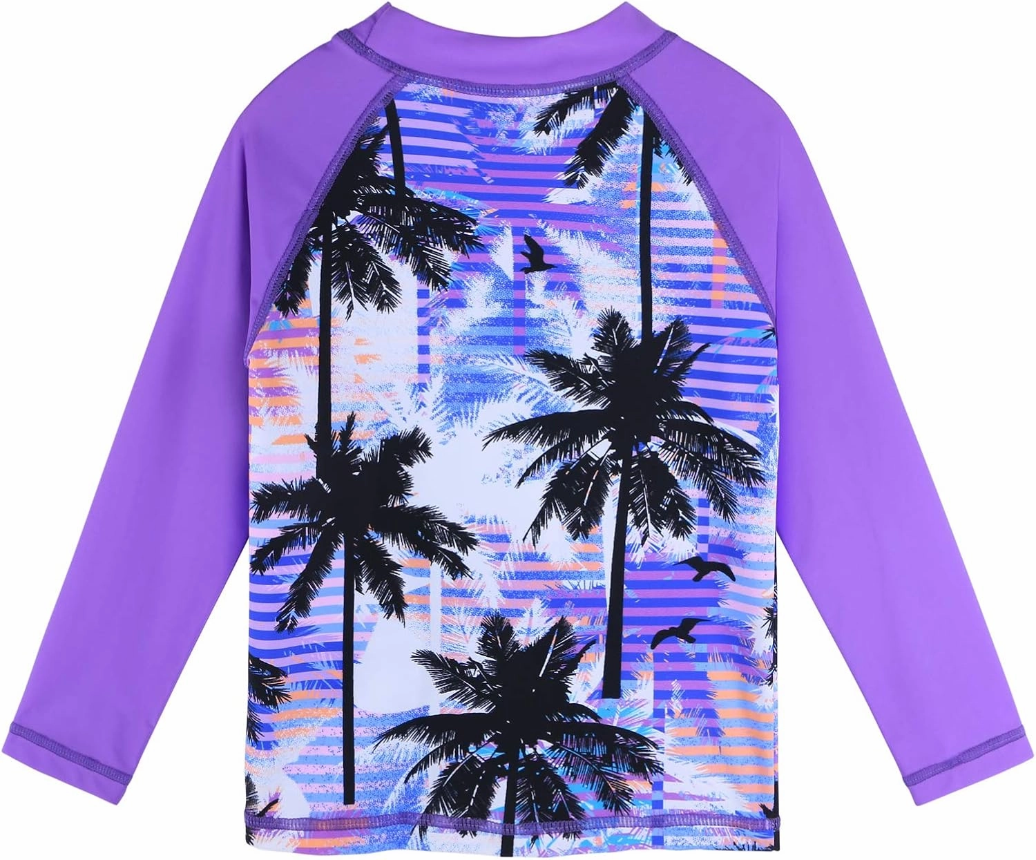 TFJH E Girls Long Sleeve Swimsuit Two Piece Swimwear 3-12 Years UPF 50  Sunsuits