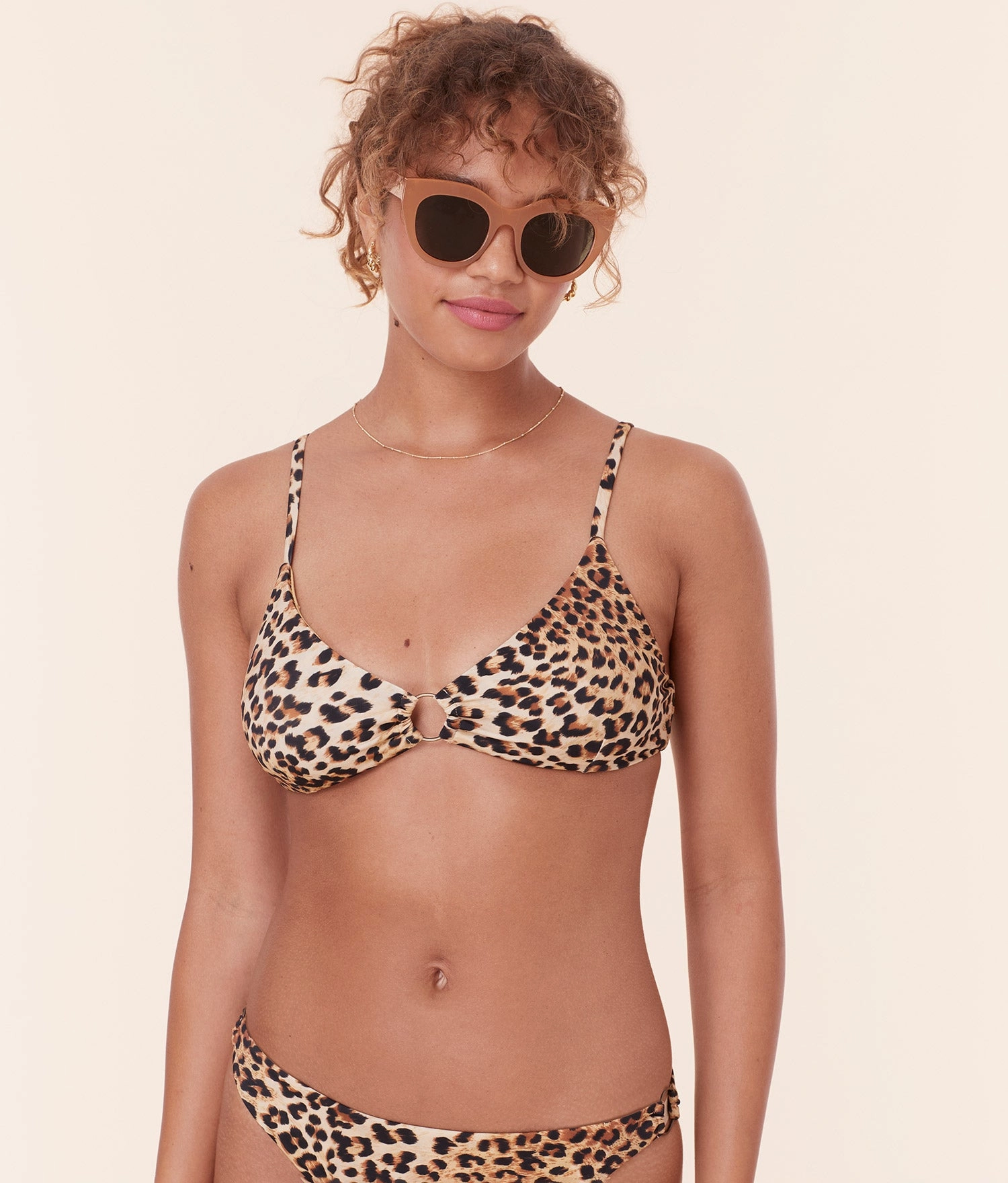 The Bonita Bikini Top - Eco Nylon - Leopard