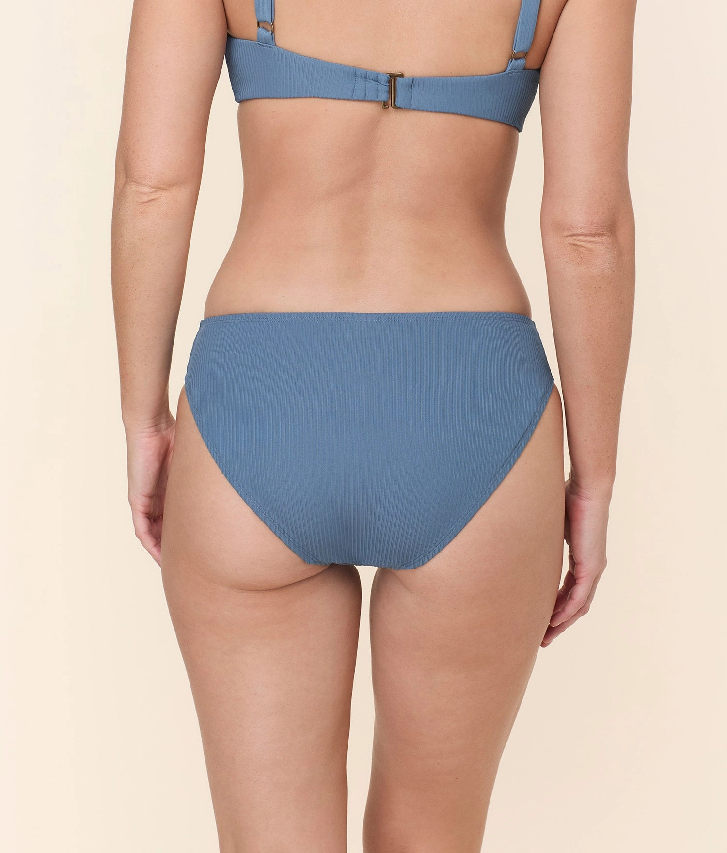 The Classic Bikini Bottom - Eco Ribbed - Slate