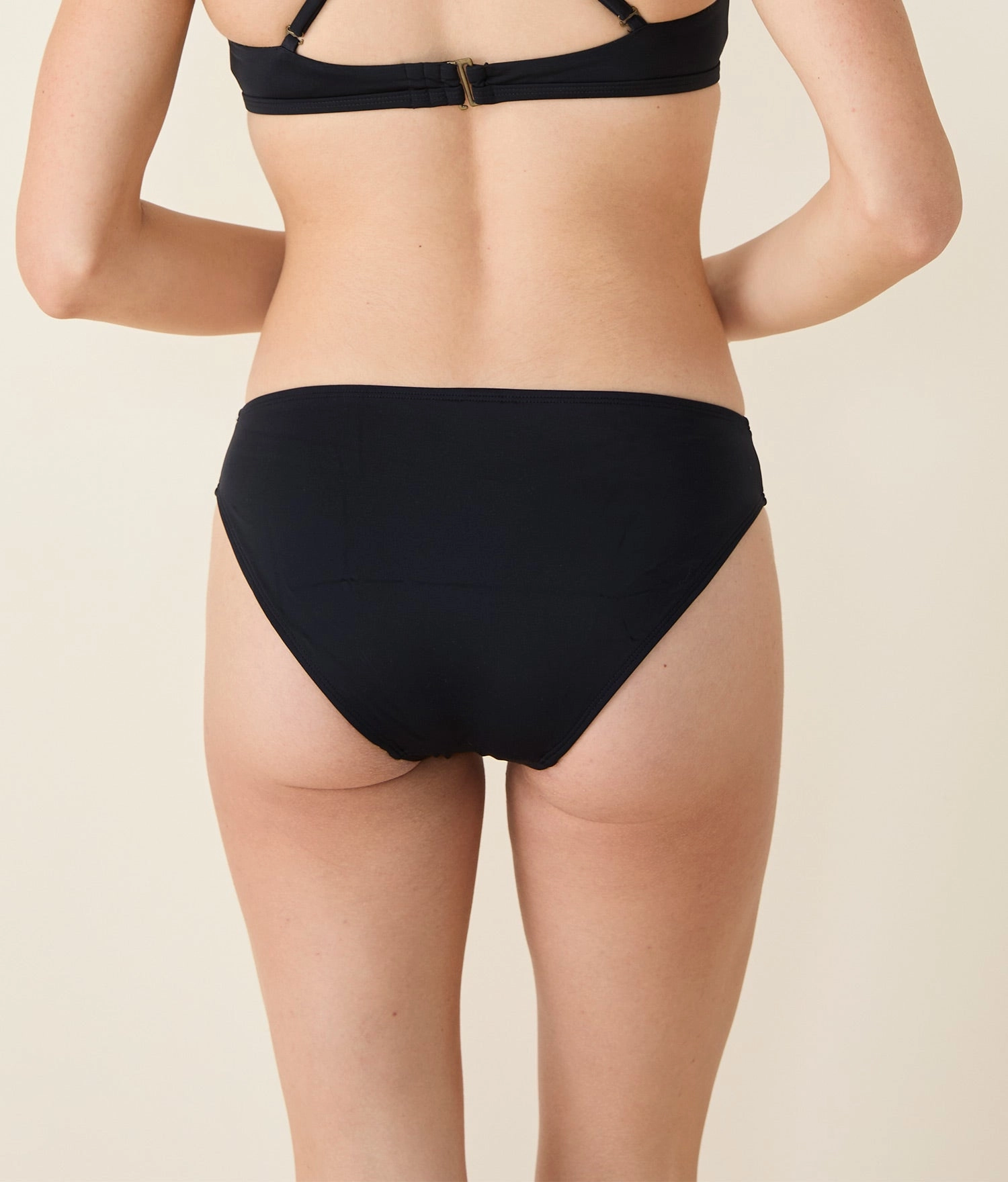 The Classic Bikini Bottom - Flat - Black
