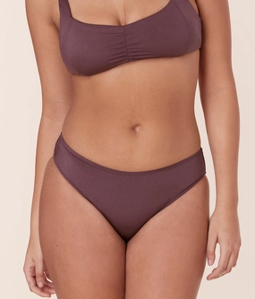 The Classic Bikini Bottom - Satin - Licorice
