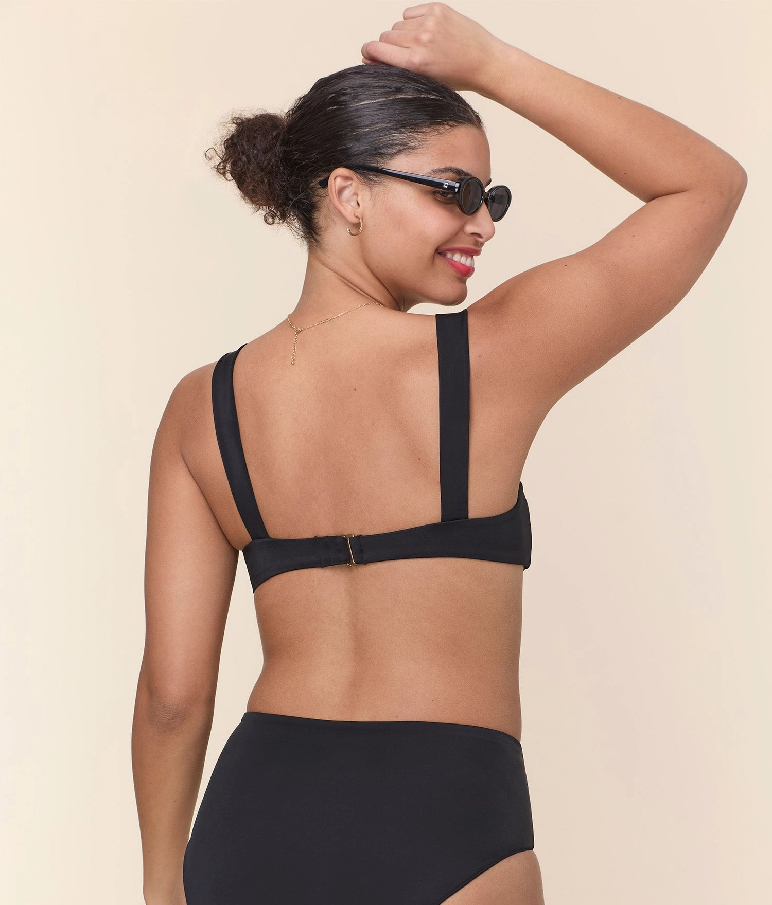 The Kalama Bikini Top - Eco Nylon - Black