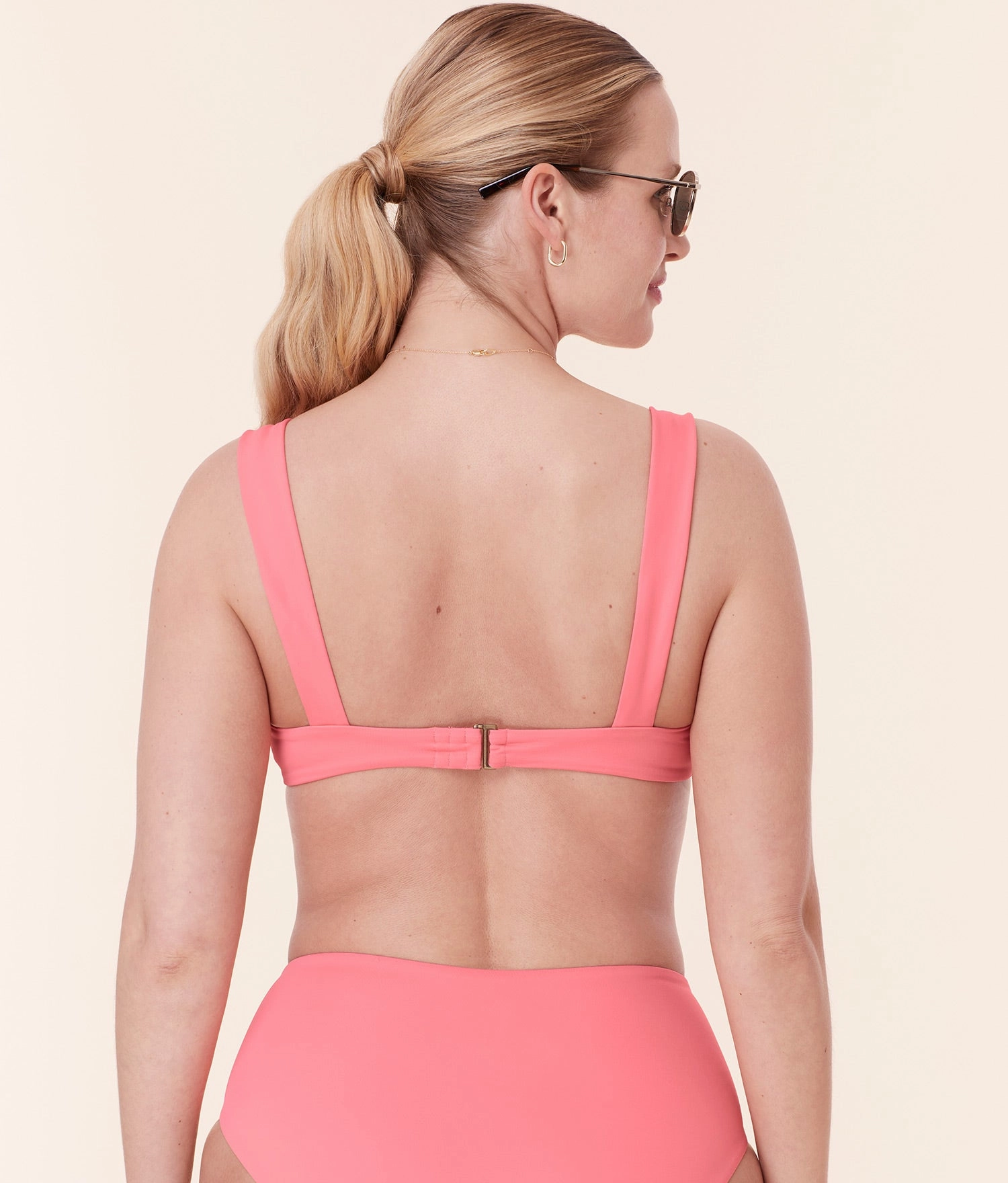 The Kalama Bikini Top - Eco Nylon - Petal
