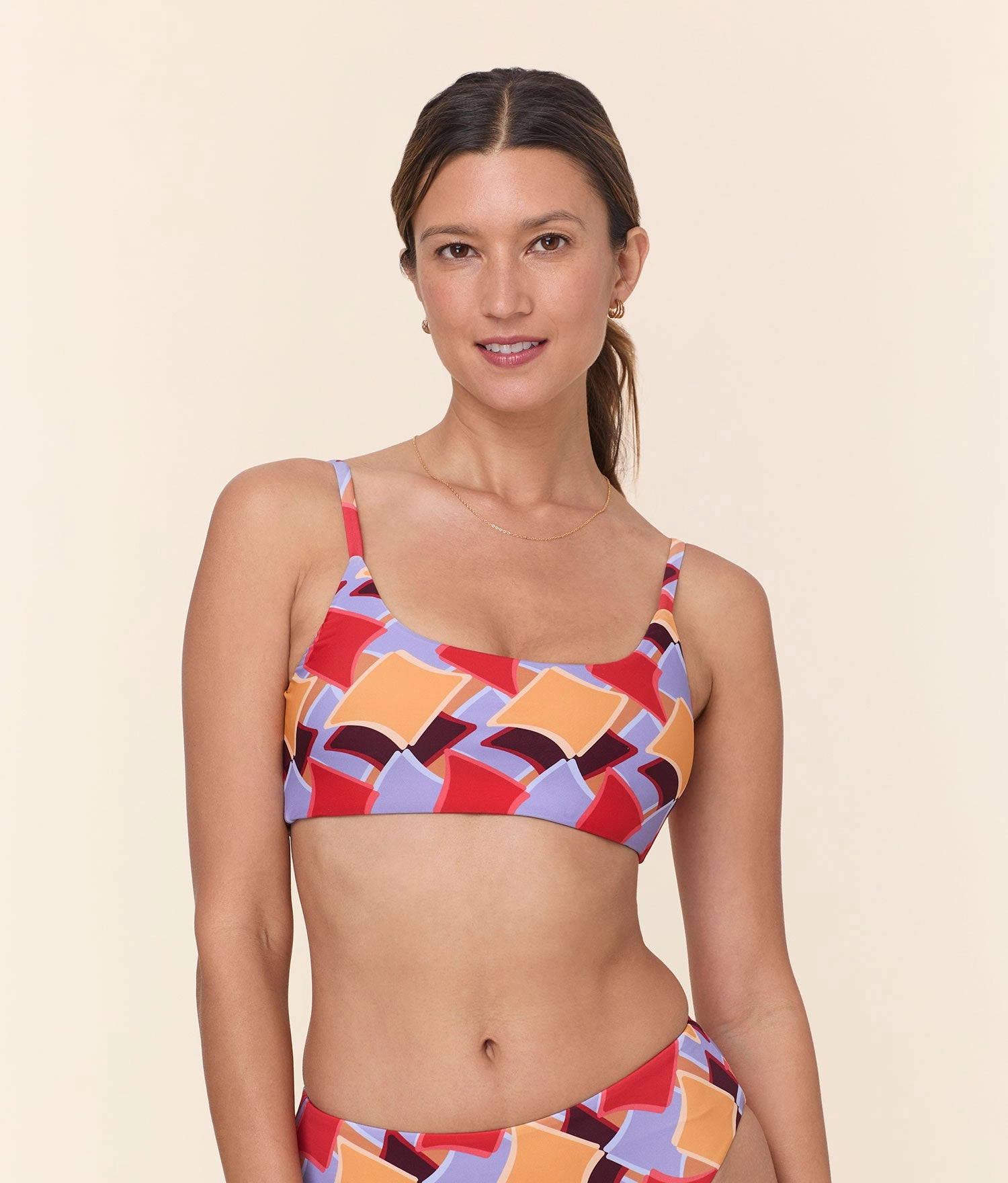 The Maui Bikini Top - Eco Nylon - Mod Geo