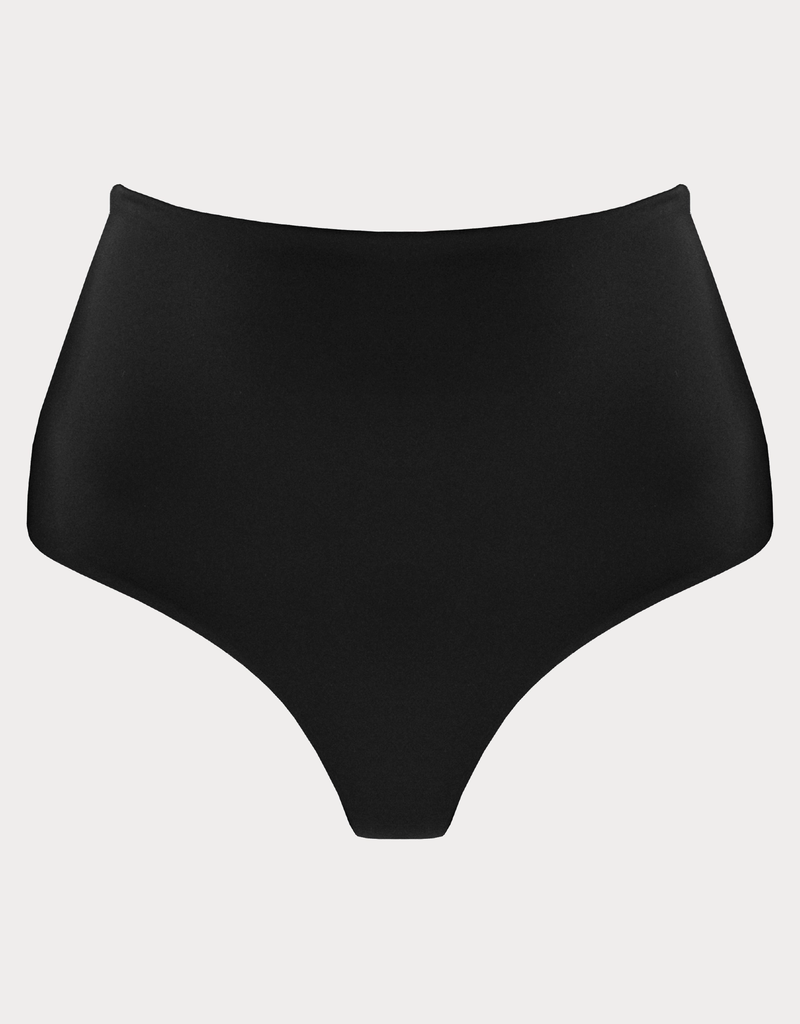 The Rise Bikini Bottom Black