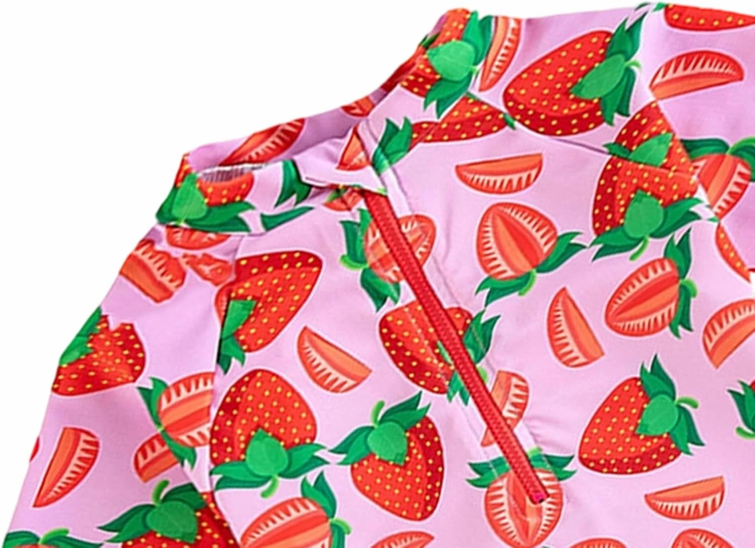 Toddler Girl Swimsuit One Piece Rash Guard Bathing Suit Little Girls Short Sleeve Quick Dry Swimwear 1-7 Years