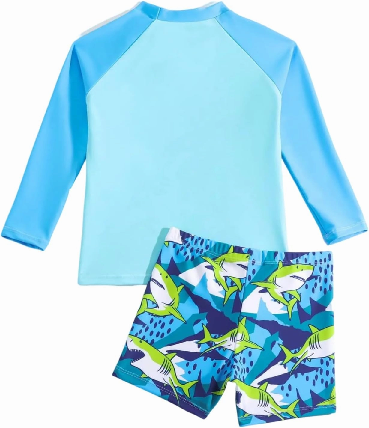 Toddler Swimsuit Boy 2-Piece Dinosaur Bathing Suit with Rash Guard Cute Toddler Boy Swimsuit Dinosaur