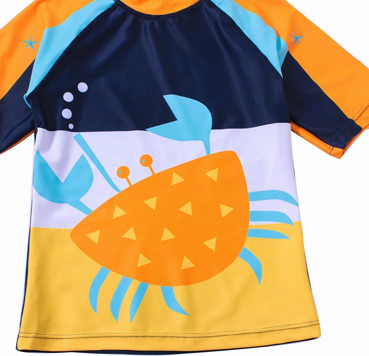 Toddler Swimsuit Boy 3 Piece Boys Swim Set Short Sleeve Boys Swim Shirt Boy Swim Trunks Rash Guard Bathing Suits