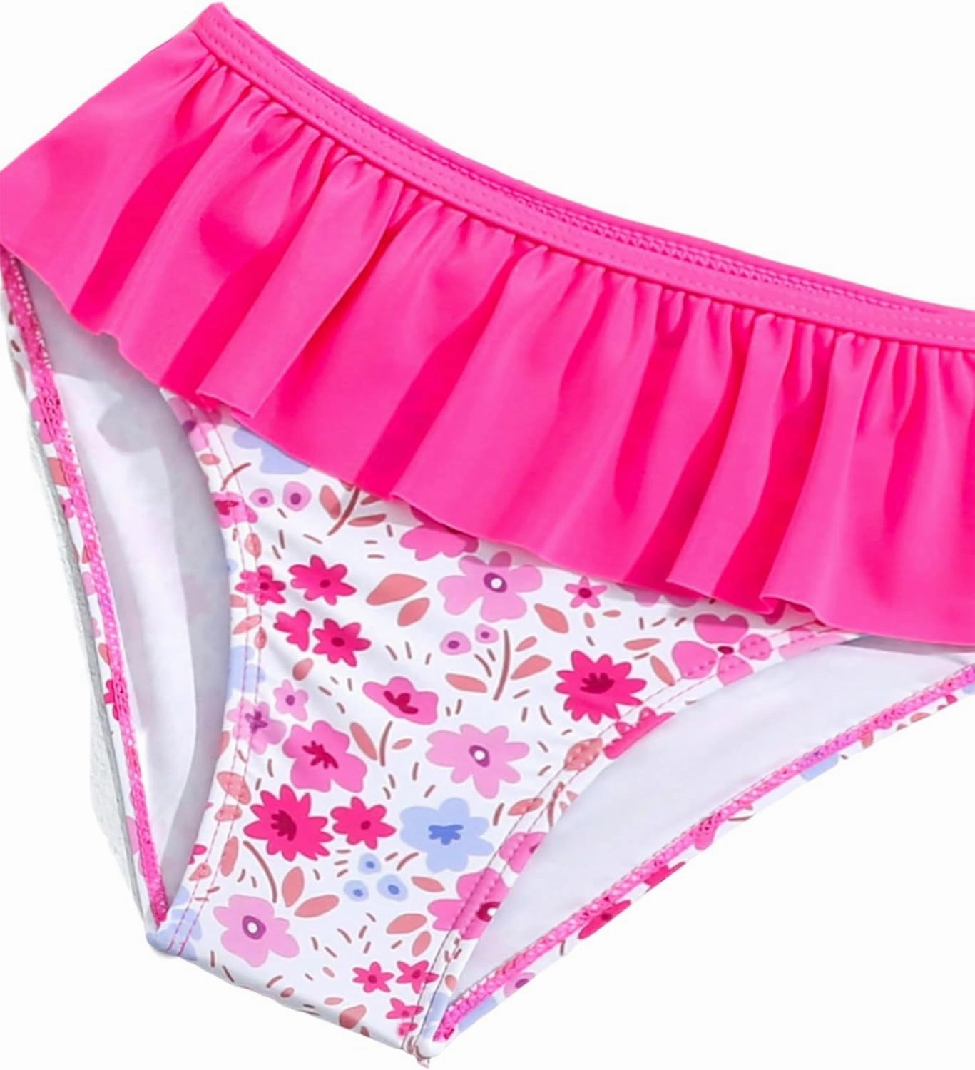 Toddler Swimsuit Girl 3 Piece Rash Guard Bathing Suit Cute Little Girls Long Sleeve Quick Dry Swimwear 1-6 Years
