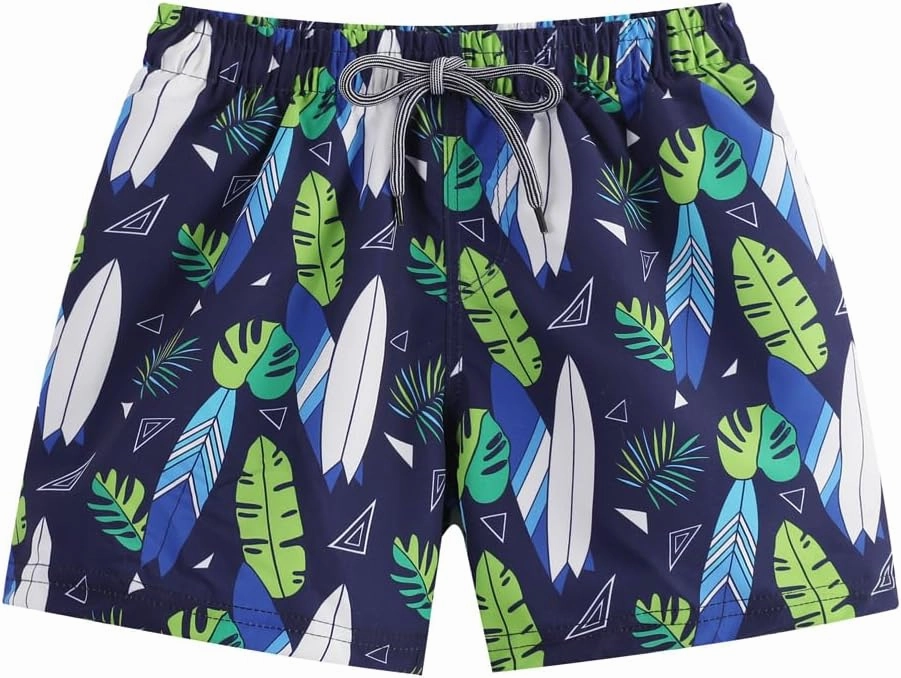 Toddlers and Baby Boys' 3-Piece Rash Guard Swimsuits Kids Long Sleeve Sunsuit Swimwear Sets