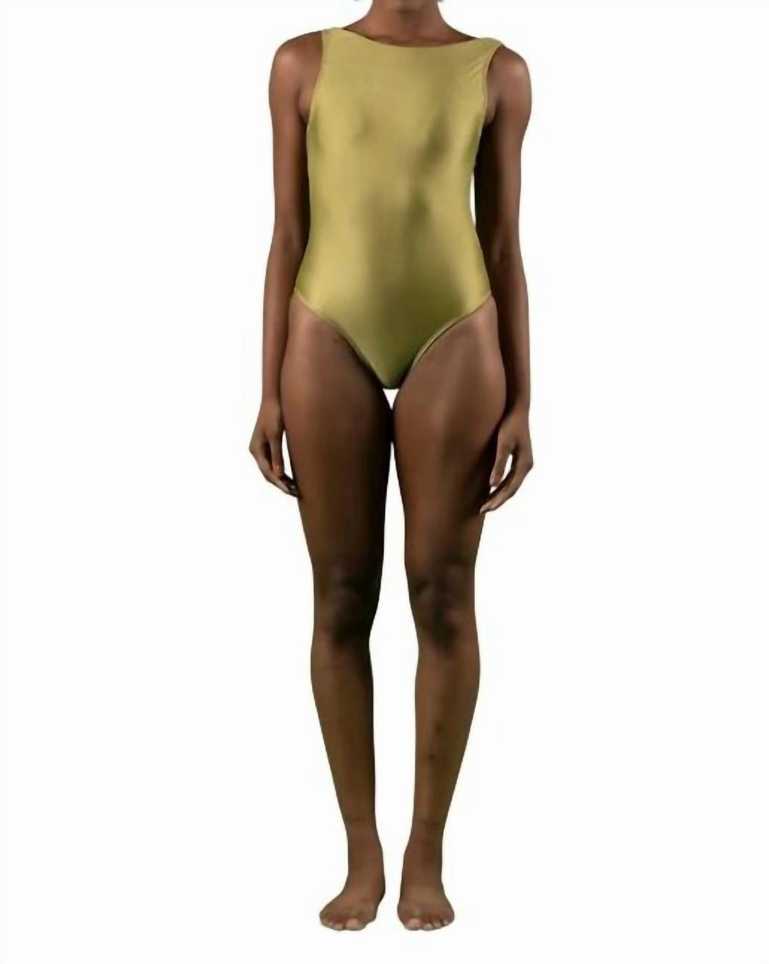 Tonia Bodysuit In Pistachio