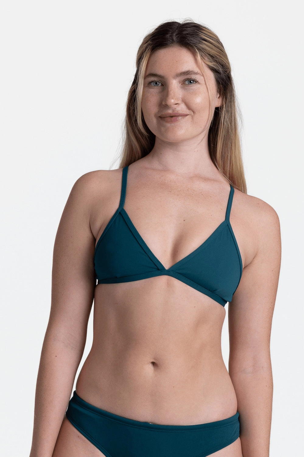 Triangle Bikini Top - Peacock