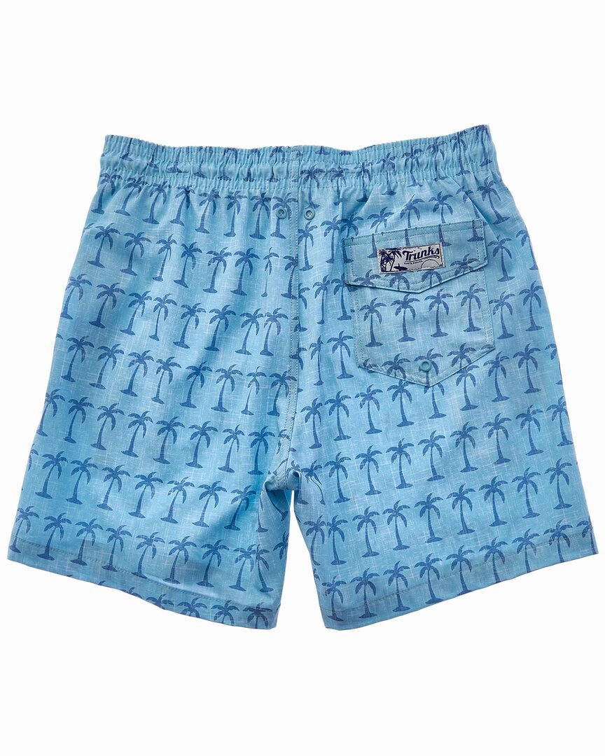 Trunks Surf & Swim Co. Chambray Palm Leaf Sano Swim Short