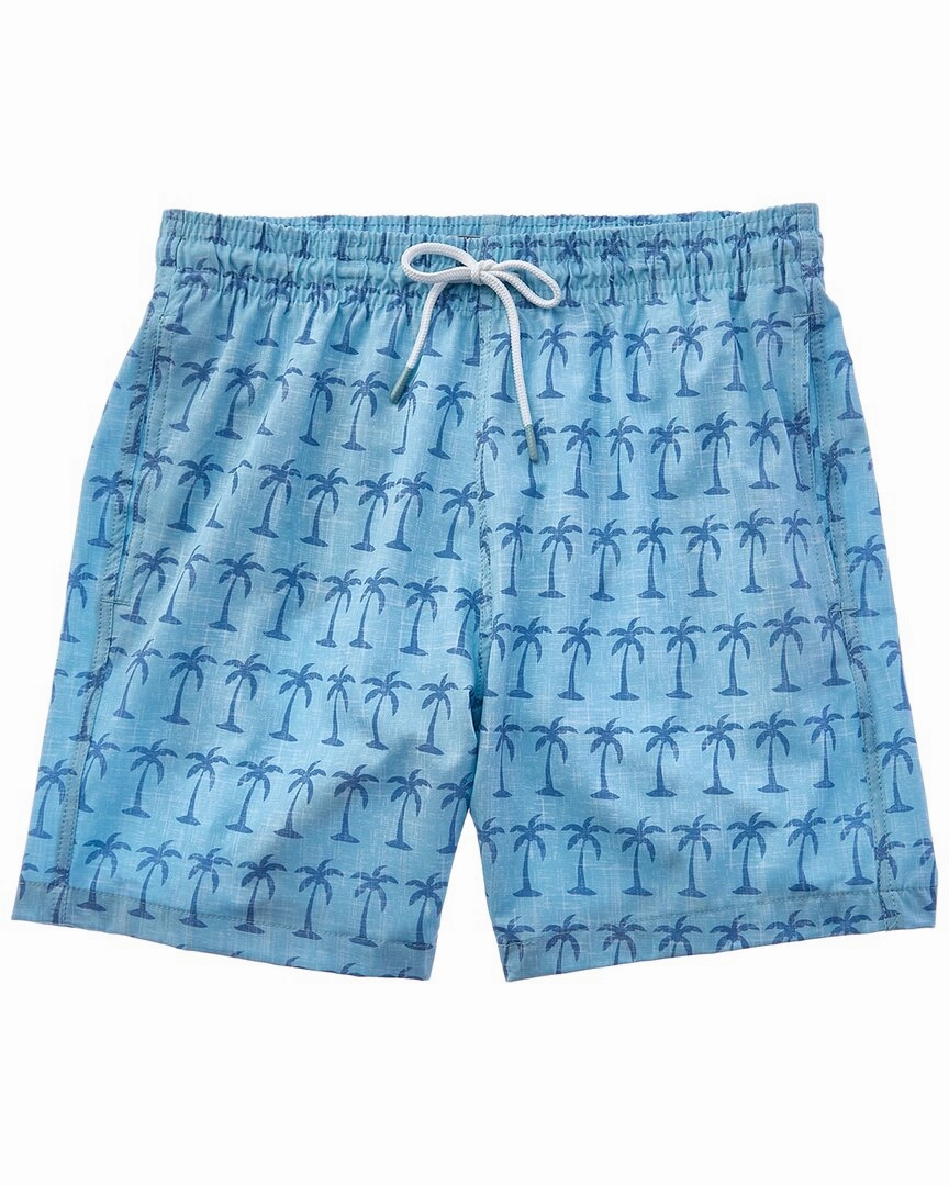 Trunks Surf & Swim Co. Chambray Palm Leaf Sano Swim Short