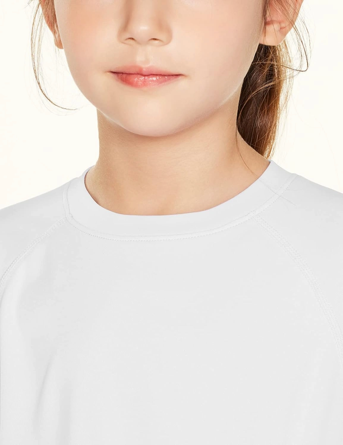 TSLA Youth Kids UPF 50  Short Sleeve, Aqua Water Swimsuit Top, UV/SPF Surf Swim Shirt