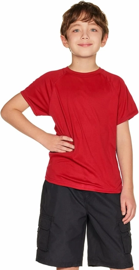 TSLA Youth Kids UPF 50  Short Sleeve, Aqua Water Swimsuit Top, UV/SPF Surf Swim Shirt