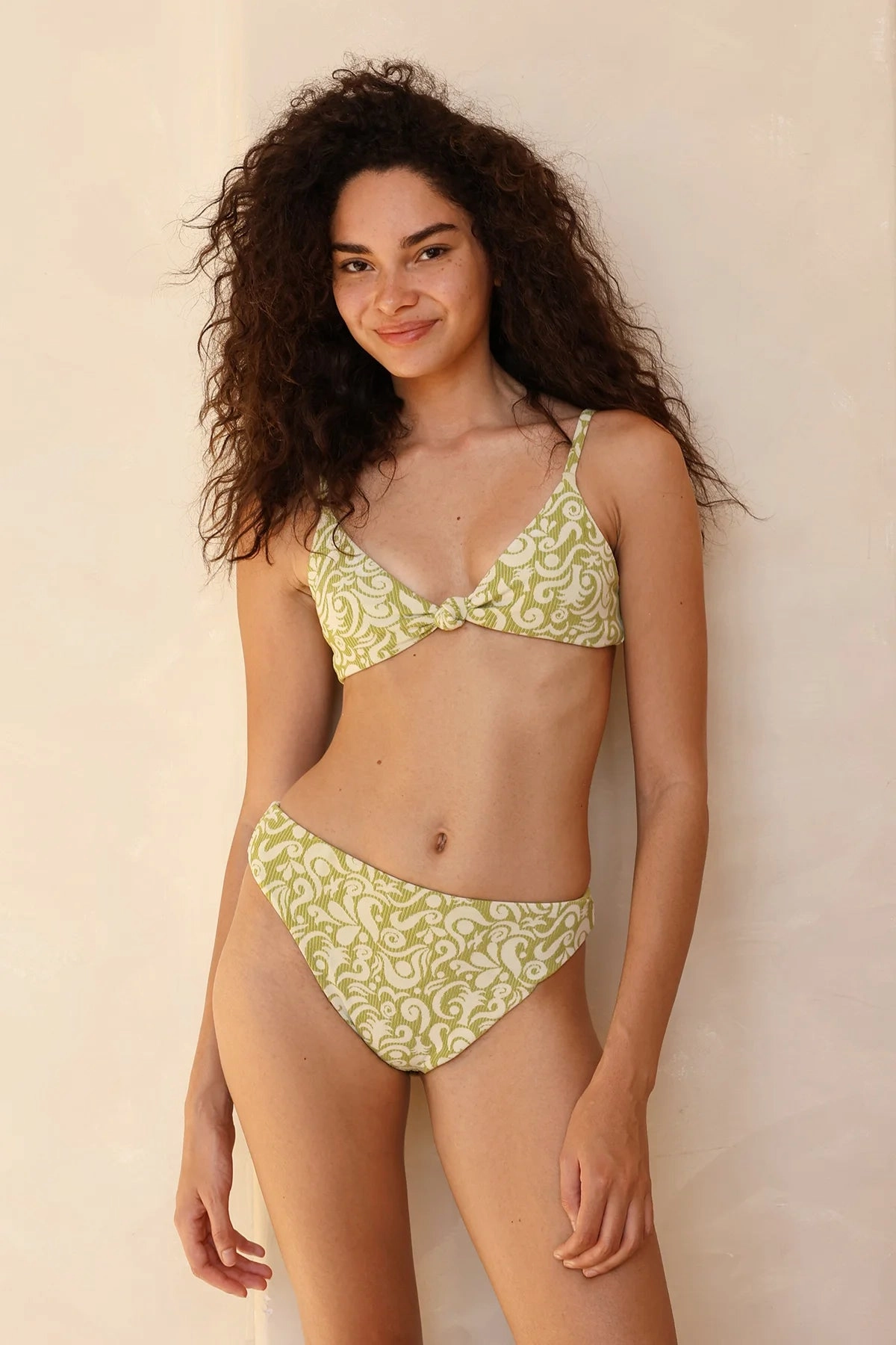 Twin Fin Matcha Triangle Cheeky Set