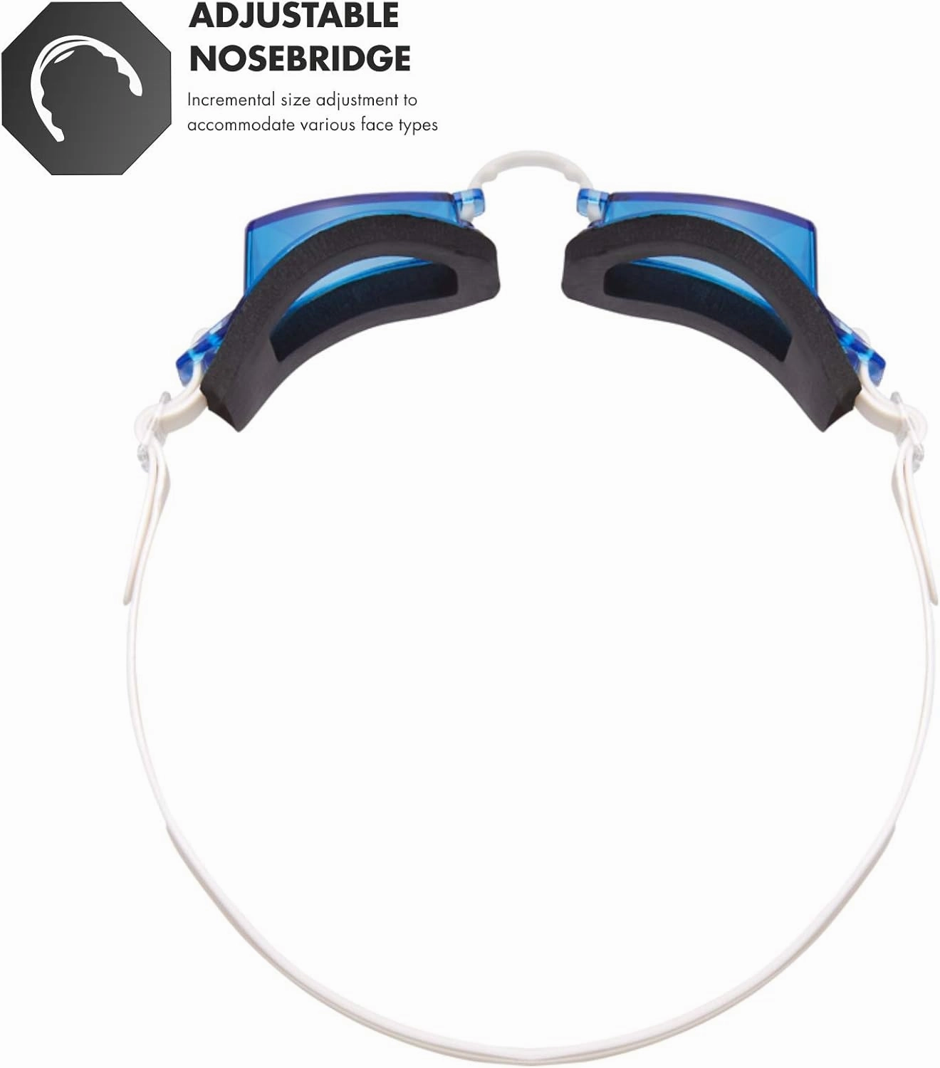 TYR Adult Team Sprint Performance Swim Goggles