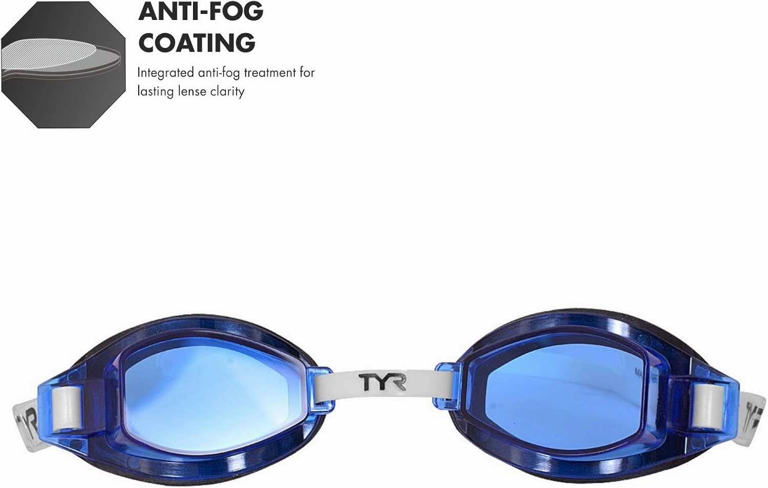 TYR Adult Team Sprint Performance Swim Goggles