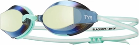 TYR Black Ops 140 EV Racing Mirrored Swim Goggles Women's Fit