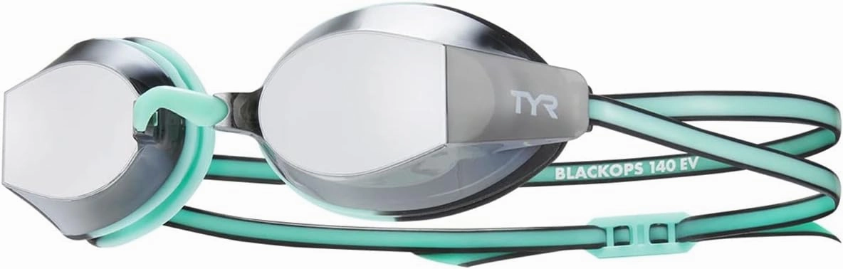 TYR Black Ops 140 EV Racing Mirrored Swim Goggles Women's Fit