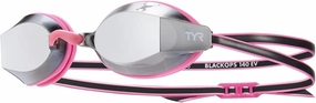 TYR Blackops 140 EV Racing Mirrored Swim Goggles Junior Fit