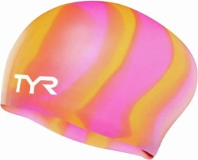 TYR Long Hair Silicone Cap Swim Cap