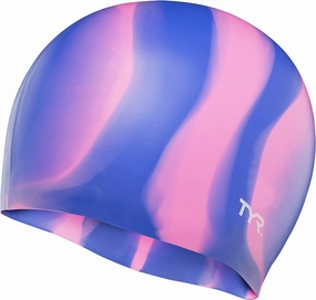TYR Multi Color Silicone Adult Swim Cap