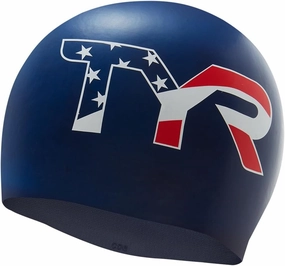 TYR Swim Cap, NAVY