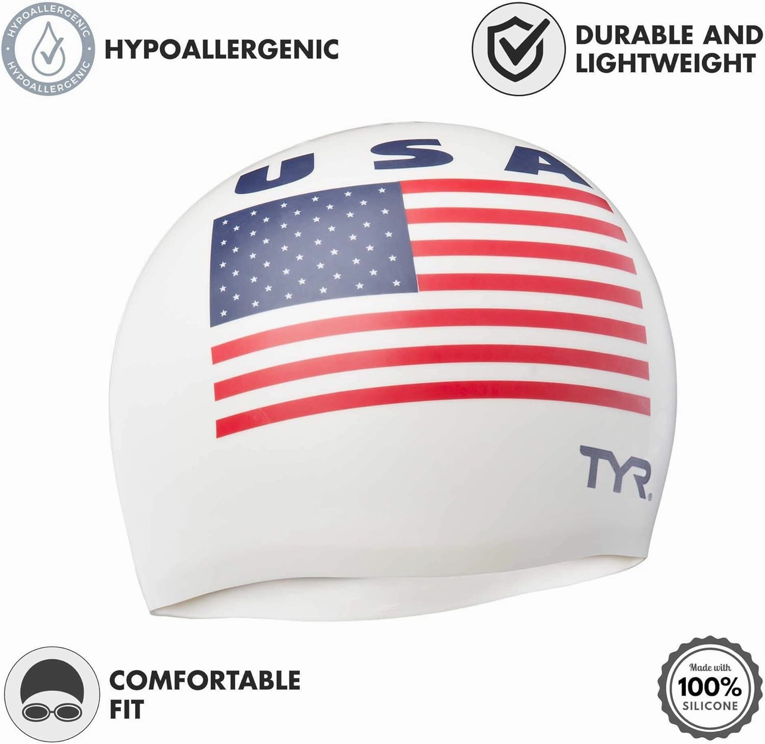 TYR USA Silicone Cap