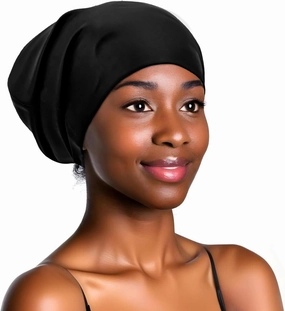 Unisex Soft Silicone Swim Cap, Wrinkle Free Extra Large Swimming Cap for Women and Men, Comfortable Non-Slip Long Hair Swimming Hat