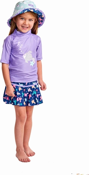 UV SKINZ UPF 50  Girls' 3-Piece Swim Set