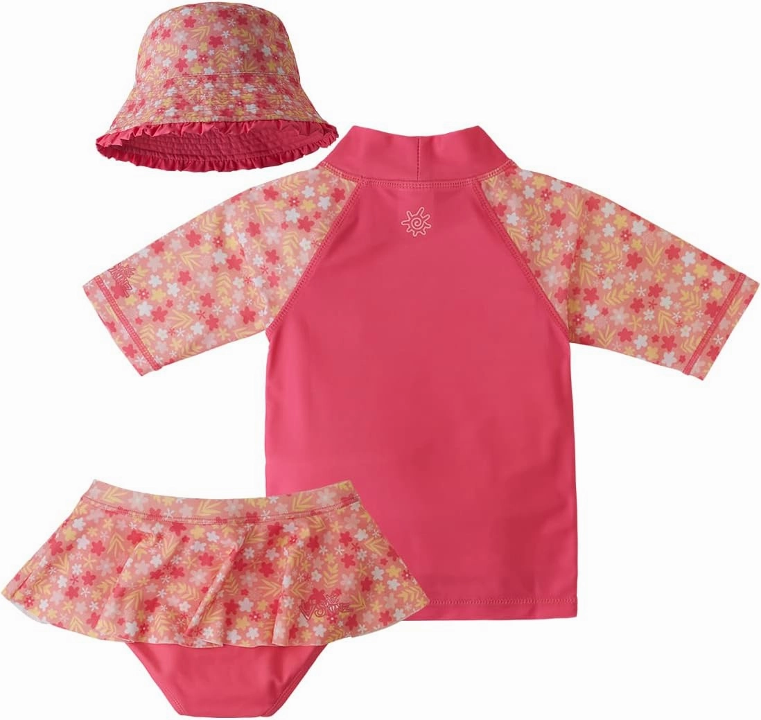 UV SKINZ UPF 50  Girls' 3-Piece Swim Set