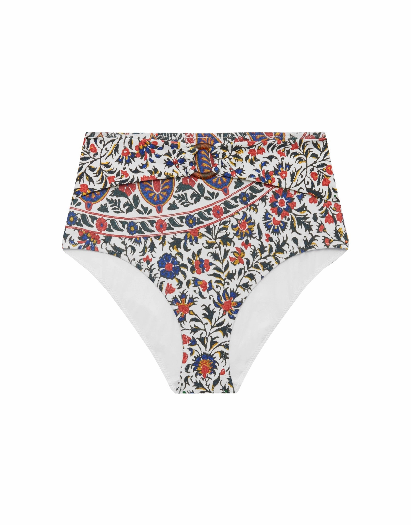 Verbena Pania High Waist Bikini Bottom with Belt