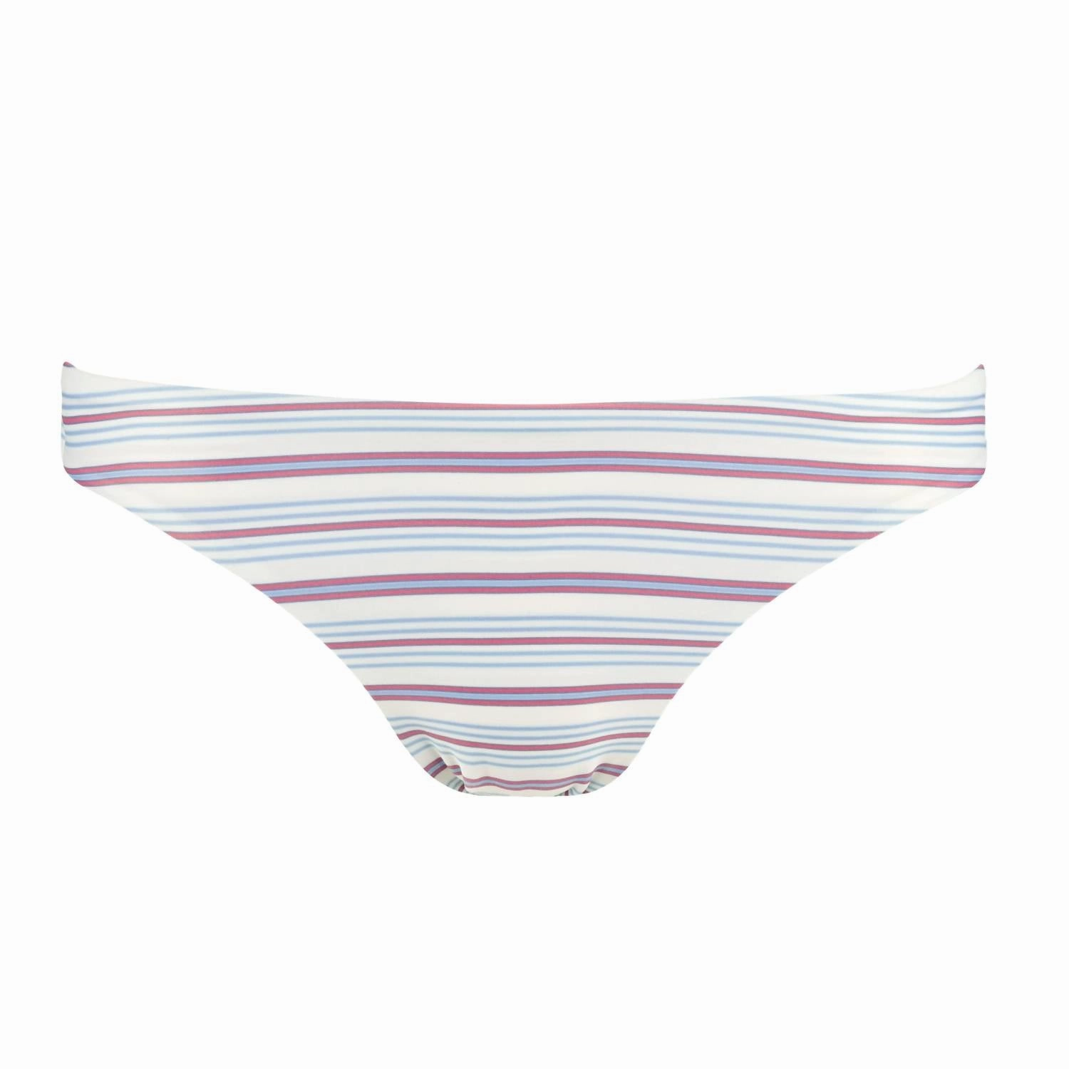 Vintage Stripe Low Waist Bikini Bottom In Multi