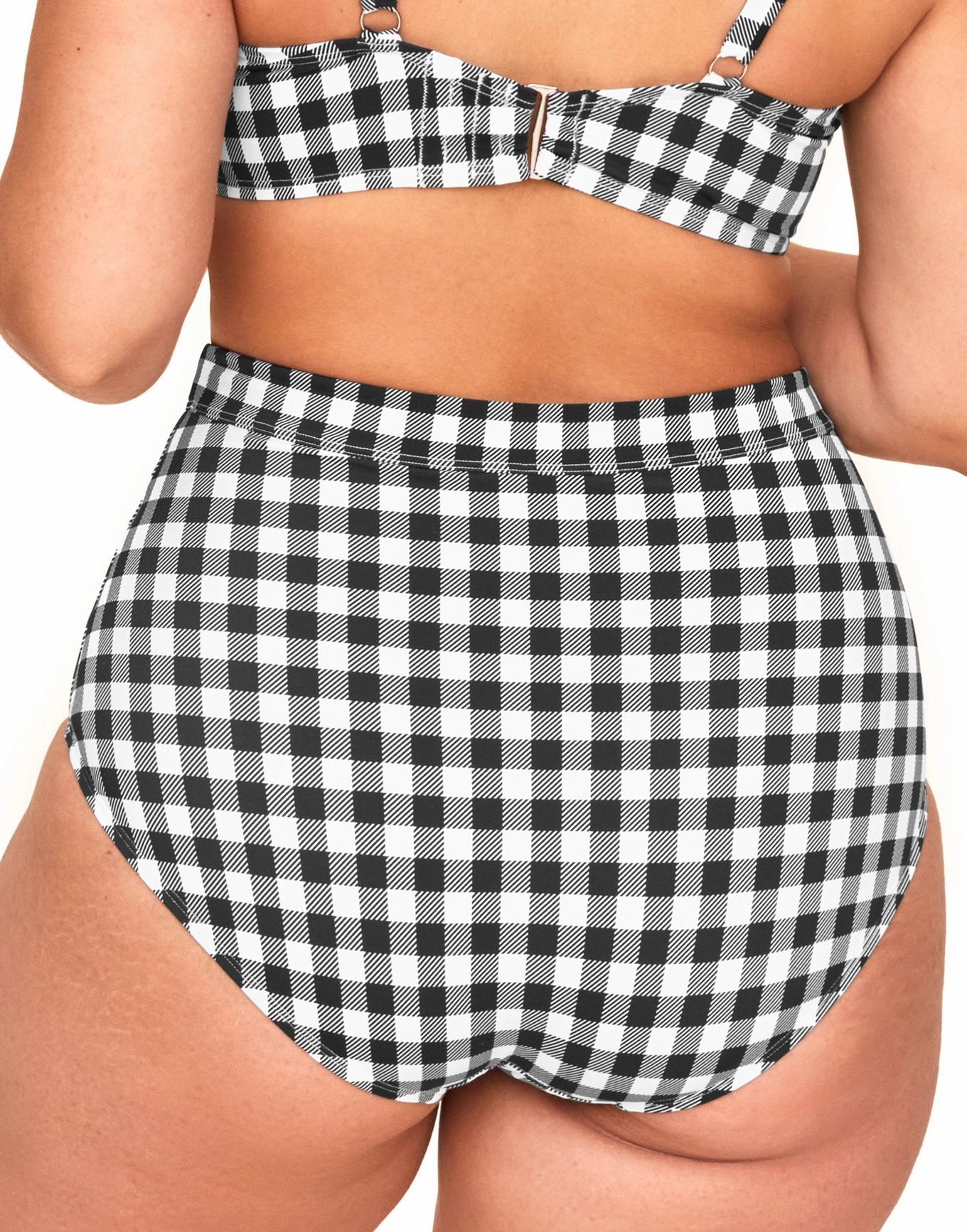 Vivien Women's Plus-Size Swimwear High Waist Bikini Bottom