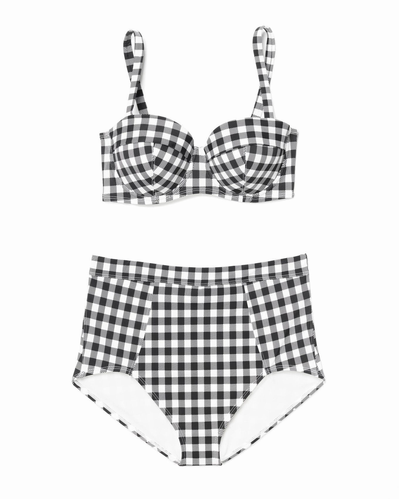 Vivien Women's Plus-Size Swimwear High Waist Bikini Bottom