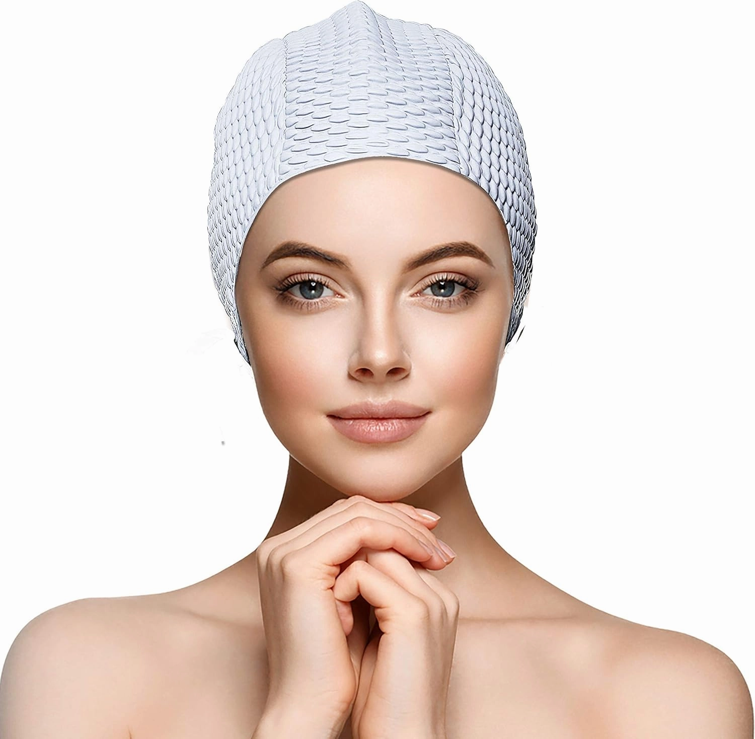 Water Gear Natural Rubber Swim Bubble Cap
