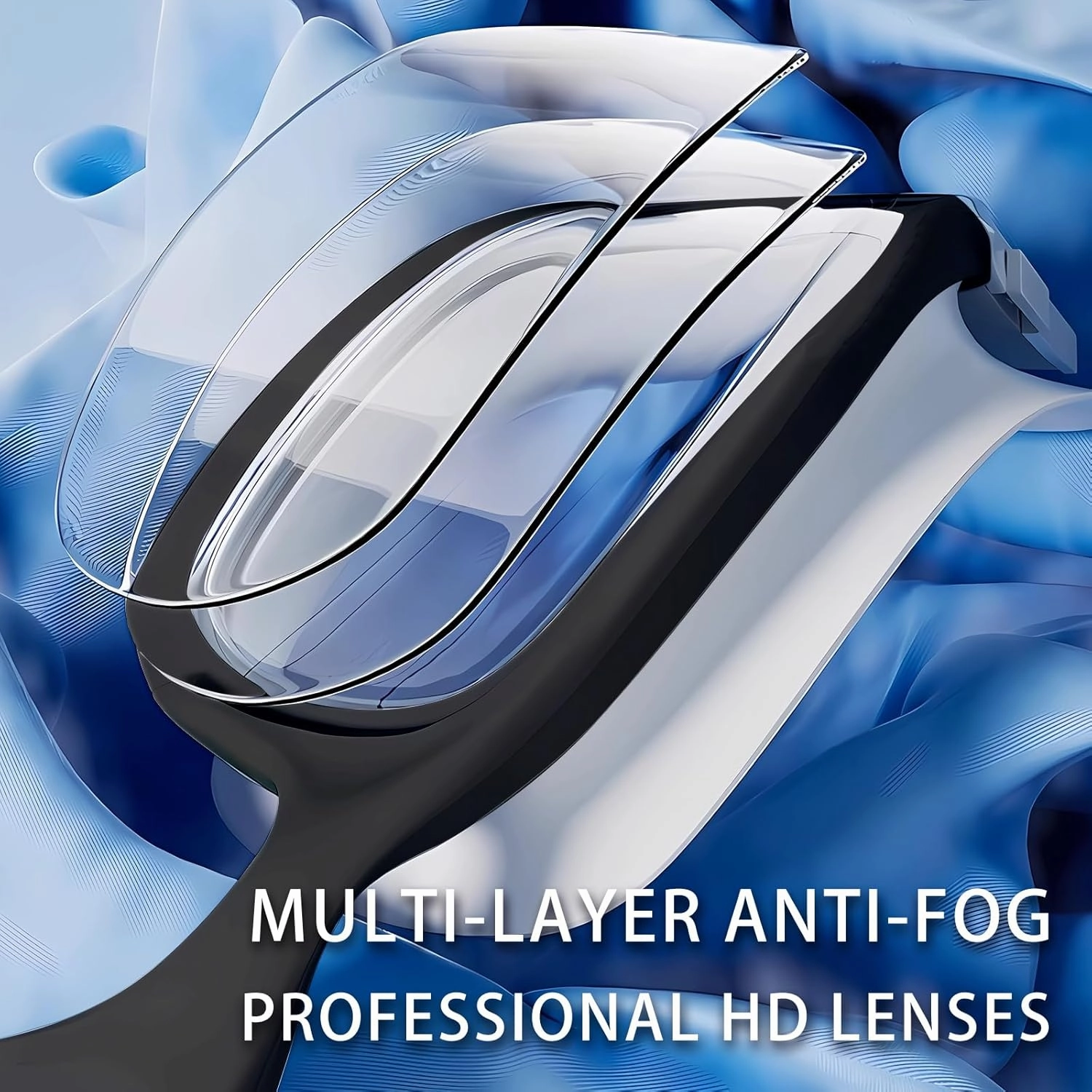 Whale Polarized Swim Goggles, GE Anti-Fog Anti-UV Protection No Leaking Swimming Pool Goggles for Men, Women, and Youth