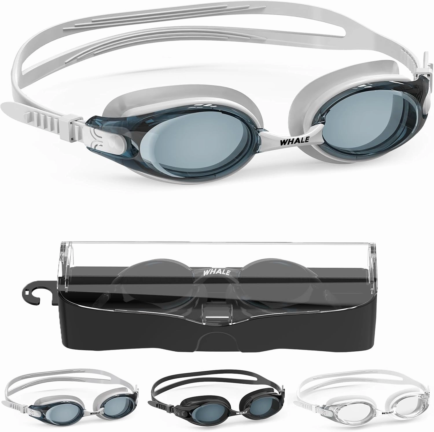 Whale swim goggles HD Anti-fog Swimming Goggles Adults/Youths Both Suitable