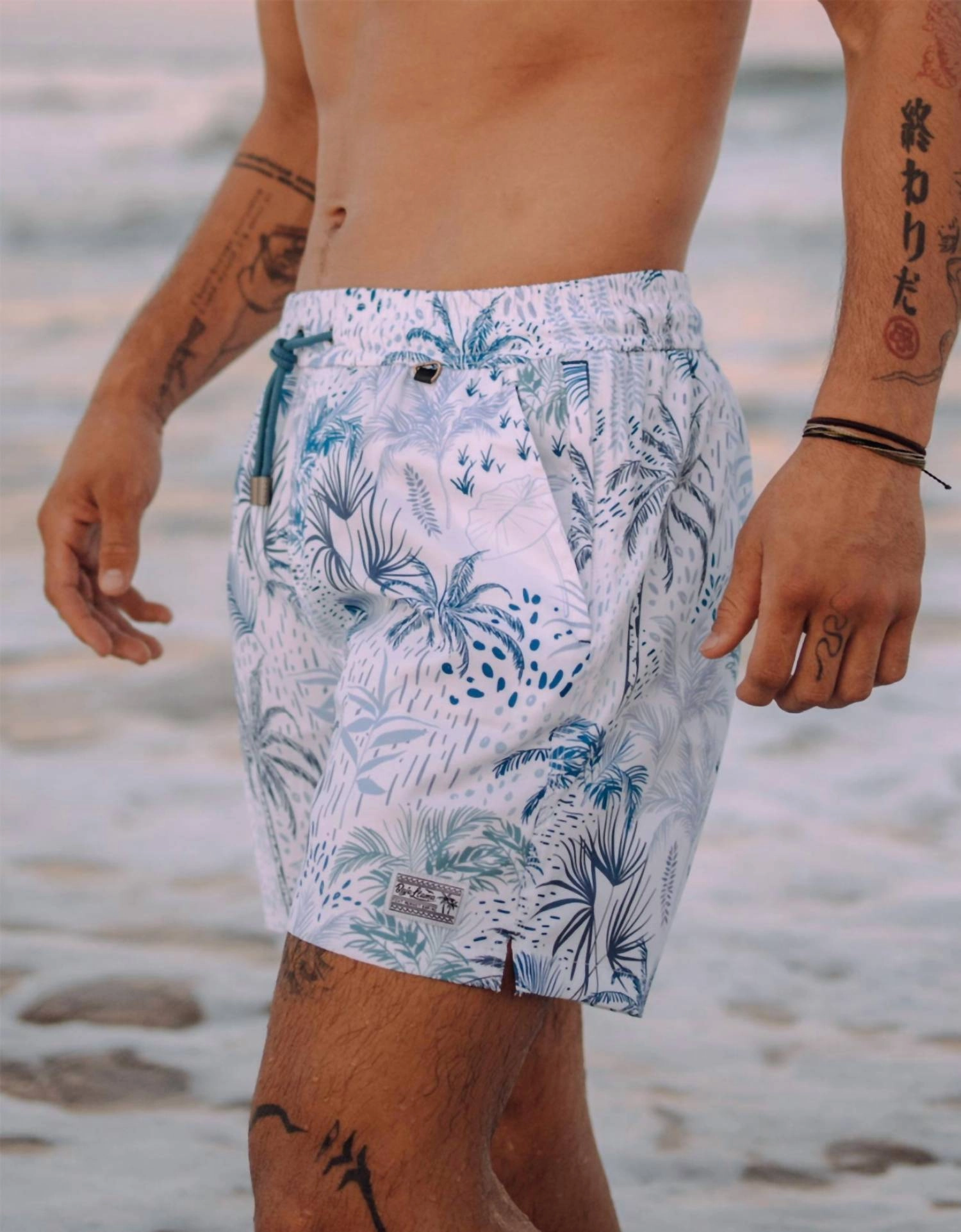 White Hot Tropics Swim Short