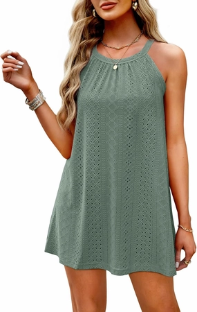WIHOLL Swimsuit Cover Up for Women Crochet Hollow Out Summer Dresses for Women 2025