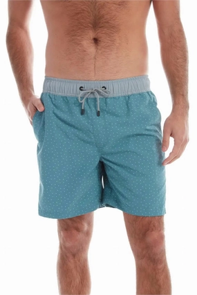 Winston Printed Swim Trunks In Blue