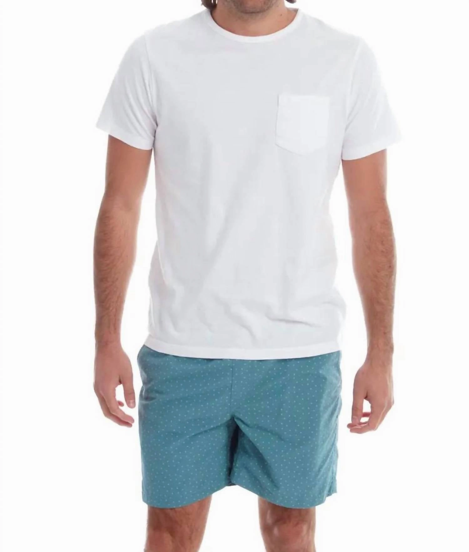 Winston Printed Swim Trunks In Blue
