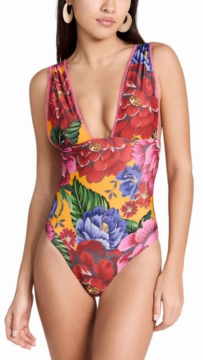 Winter Chita One Piece In Winter Chita Green