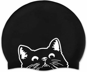 WIRESTER Adult Swim Cap, Durable Silicone Swimming Cap for Men Women, Waterproof Comfortable Swim Hat Bathing Cap for Short Medium Long Hairs