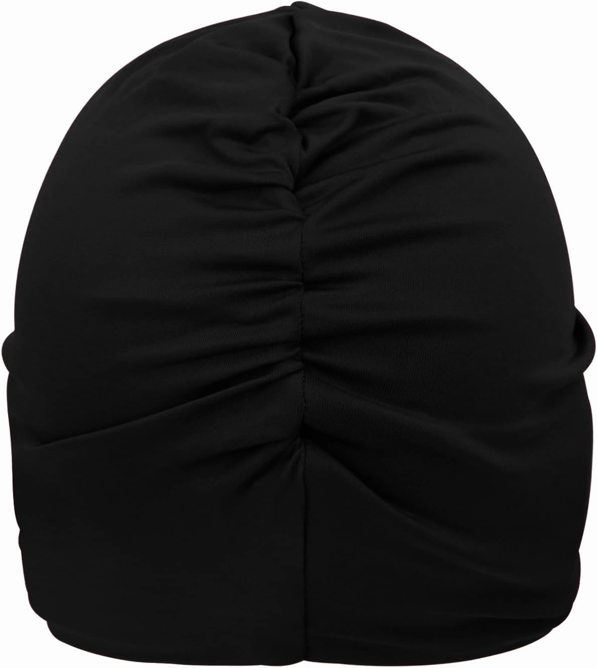 Women Bathing Caps Bathing Turban Swim Caps Long Short Hair Swimming Polyester Pleated for Ladies Soft Beanie Cap Ear Protection Swimmers Swimming Cap Hat Non-Waterproof