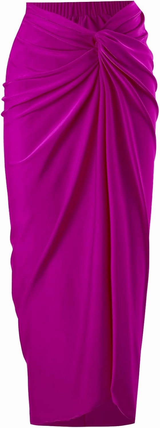 Women One Piece Swimsuit with Cover up Set High Waisted Beach Wrap Skirt Two Piece Bathing Suit