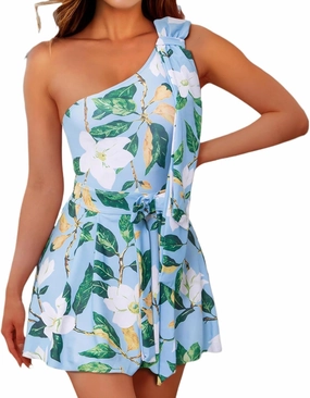 Women One Piece Swimsuit with Cover up Set High Waisted Beach Wrap Skirt Two Piece Bathing Suit