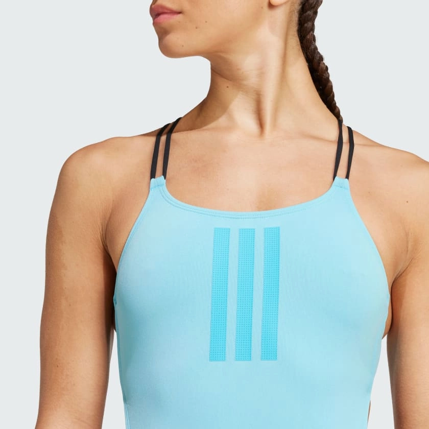 Women's adidas Ripstream 3-Stripes X-Back Swimsuit